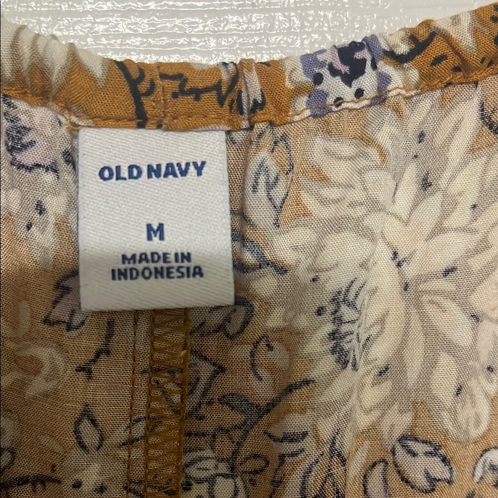 Old Navy Brown Tan Spaghetti Strap Midi Dress - Picture 2 of 6